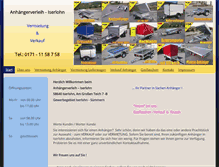 Tablet Screenshot of anhaengerverleih-iserlohn.de